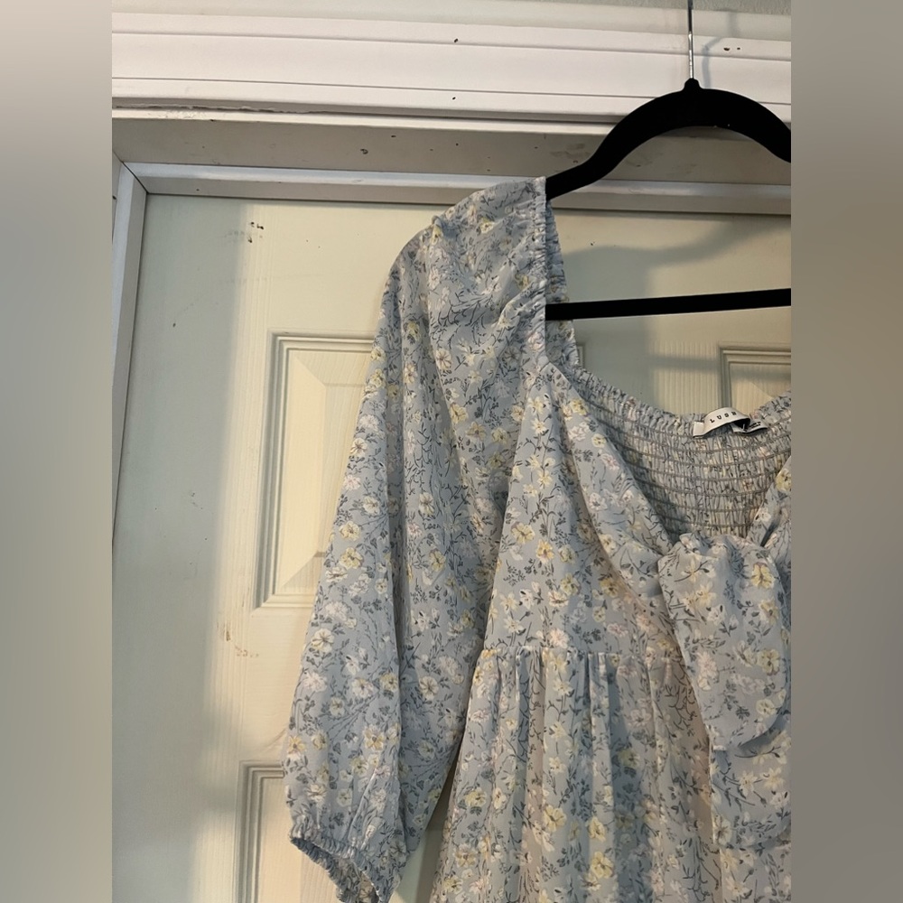 Dainty Floral Midi Dress
